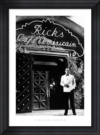 Framed Casablanca Print
