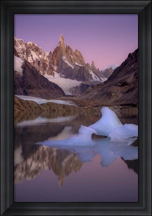 Framed Paine Towers 02 Print