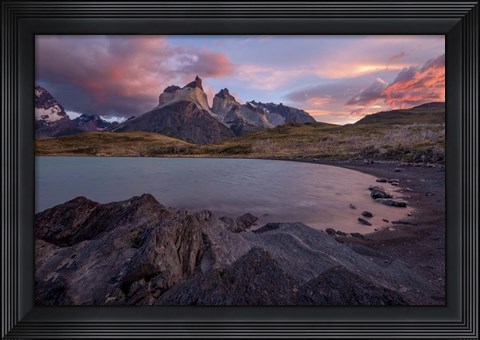 Framed Paine Towers 03 Print
