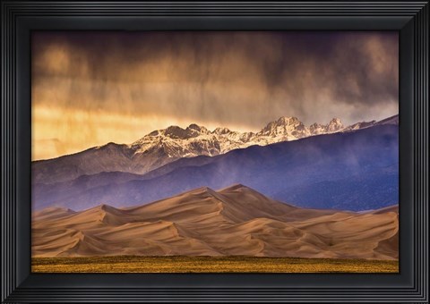 Framed Desert and Mountains Print