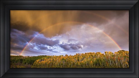 Framed Double Rainbow Print