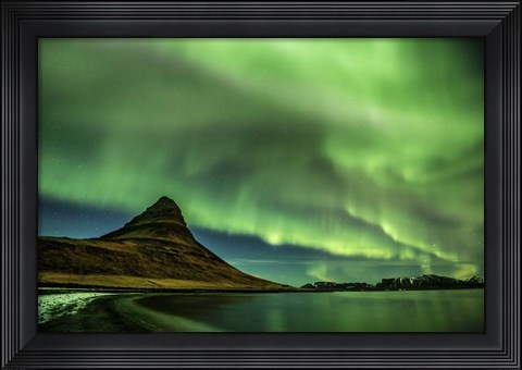 Framed Northern Lights Dance Print