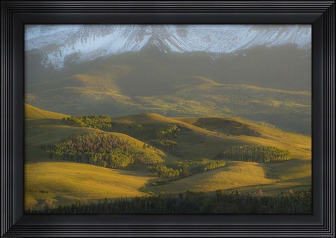 Framed Mountain Base Print