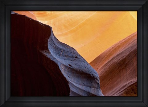 Framed Canyon Shadows Print