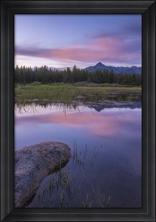 Framed Lake Reflections Print