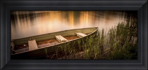 Framed Rowboat Print