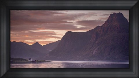 Framed Peaceful Farm 01 Print