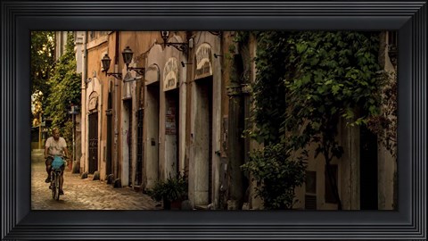 Framed Village Street Print