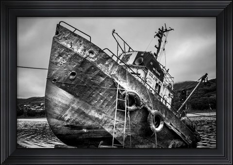 Framed Shipwreck Print