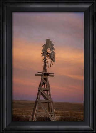Framed Windmill Print