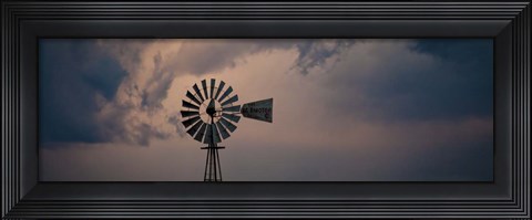 Framed Windmill Top Print