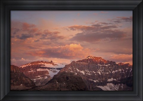 Framed Clouds over Mountains Print