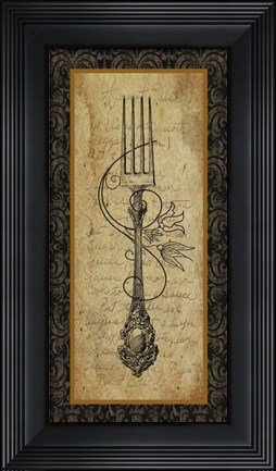 Framed Adriana Fork Print