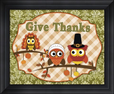 Framed Autumn Gifts Print