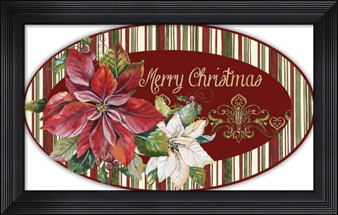 Framed Christmas Time - OvalL Platter Print