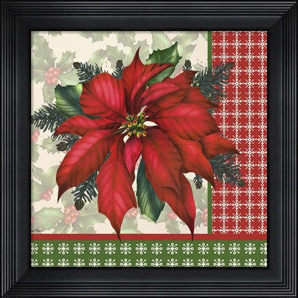 Framed Holly &amp; Berries 9 Print