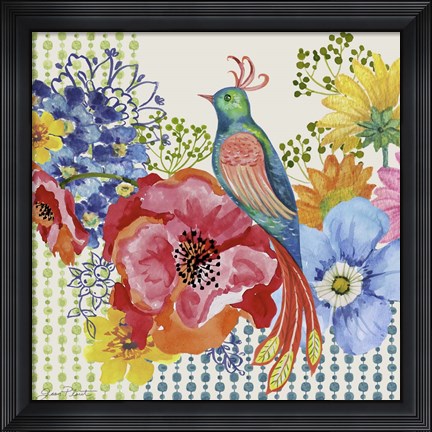 Framed Amber&#39;s Delightful Garden Print