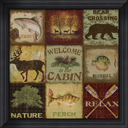 Framed Call Of The Wilderness Print