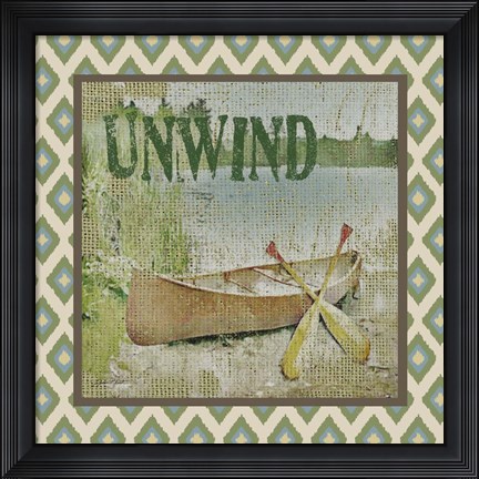 Framed Canoe - Unwind Print