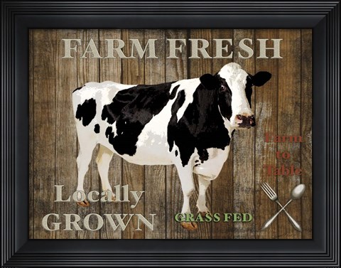 Framed Farm Fresh II Print