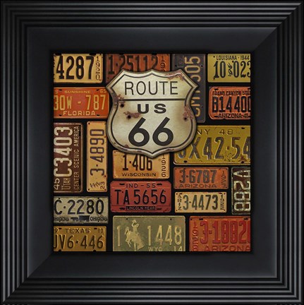 Framed Route 66 Print