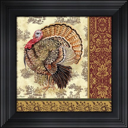 Framed Tom Turkey III Print