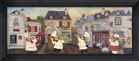 Framed Italian Chefs I Print