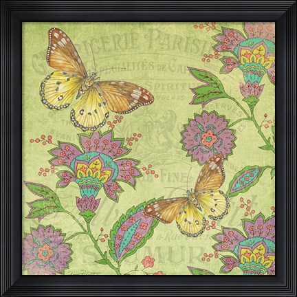 Framed Jardin De Luxe I Print