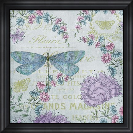 Framed Jardin De Luxe II Print