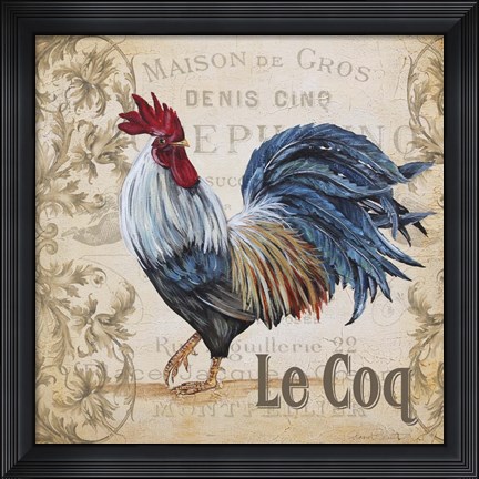 Framed Le Coq Print