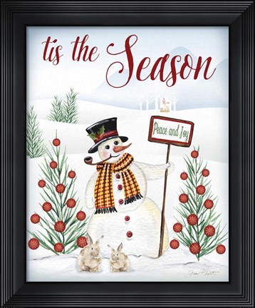 Framed Tis The Season Print