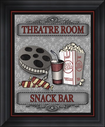 Framed Movie Night III Print