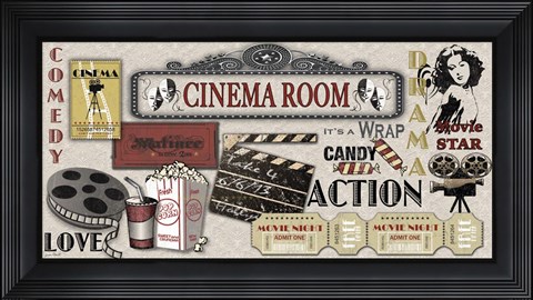 Framed Cinema Room Print