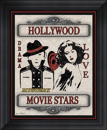 Framed Movie Night - Light II Print