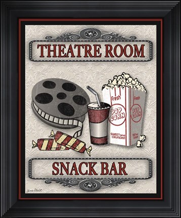 Framed Movie Night - Light III Print