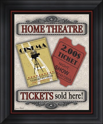 Framed Movie Night - Light IV Print