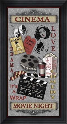 Framed Cinema I Print