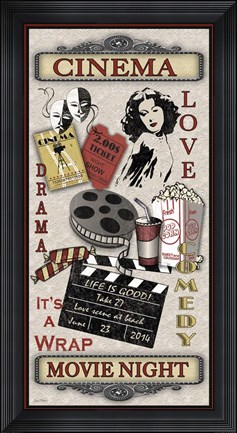 Framed Cinema II Print