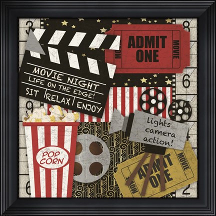 Framed Home Movie I Print
