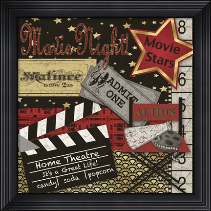 Framed Home Movie II Print