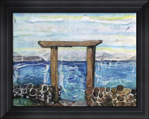 Framed Gateway to Michigan Print