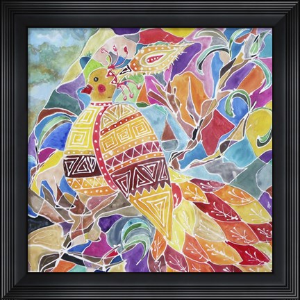 Framed Fire Bird Print
