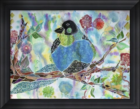 Framed Bird of a Different Feather Print