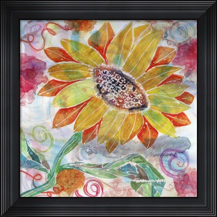 Framed Sunflower Print