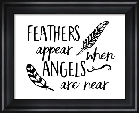 Framed Angels Appear Print