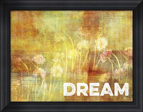 Framed Dream Collage Print