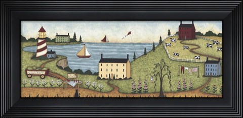 Framed Edge Of Town Print