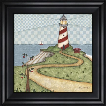 Framed Lighthouse 1 Print