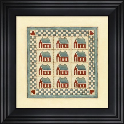 Framed House Patchwork Print