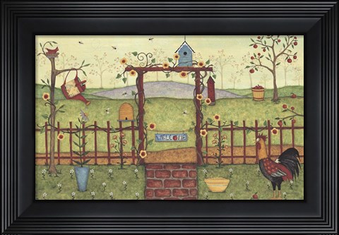 Framed Trellis Print
